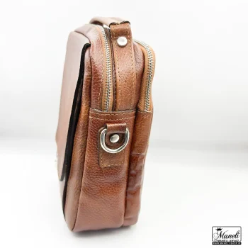 کیف رودوشی چرم اصل | کلاسیک | مشکی ، قهوه ای ، عسلی 14030637 - Image 4