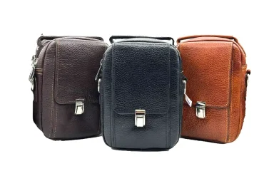 کیف دوشی چرم اصل سایز کوچک | مشکی ، قهوه ای ، عسلی
