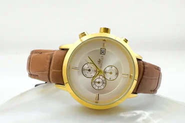 ساعت الگانس زنانه بند چرمی قهوه ای | موتور ژاپن 140306103