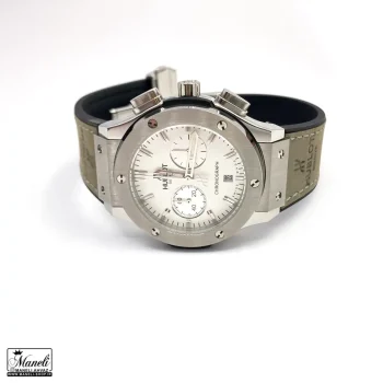 خرید ساعت هابلوت طوسی سه موتور