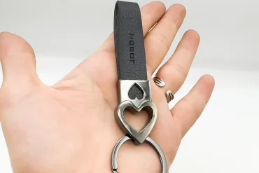 جاکلیدی برند jobon چرمی | طرح قلب 14030652