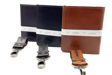 ست کیف پول کوتاه و جاکلیدی میلیون | مشکی ، قهوه ای ، عسلی 14030656