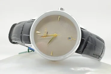 ساعت زنانه سیتیزن بند چرمی مشکی با صفحه طوسی | موتور ژاپن 140306104