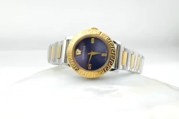 ساعت ورساچه زنانه صفحه سورمه ای موتور ژاپن | کیفیت درجه 1 | 14030711