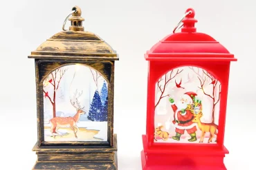 دکوری چراغ دار طرح زمستانه 14030794