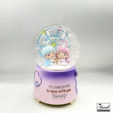 گوی موزیکال عاشقانه پمپی و چرخان | سایز بزرگ 14030786