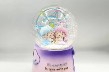 گوی موزیکال عاشقانه پمپی و چرخان | سایز بزرگ 14030786