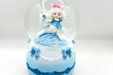 گوی موزیکال کوکی دخترک سوار بر اسب