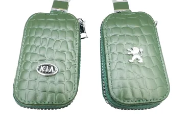 کیف ریموت و جاسوئیچی چرم | رنگ سبز | پژو و کیا 14030770