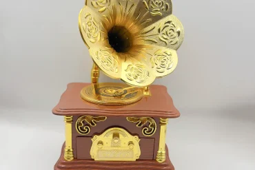 جعبه موزیکال کوکی طرح گرامافون