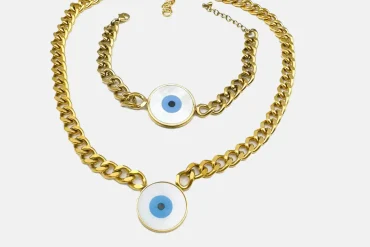 ست دستبند و گردنبند چشم نظر