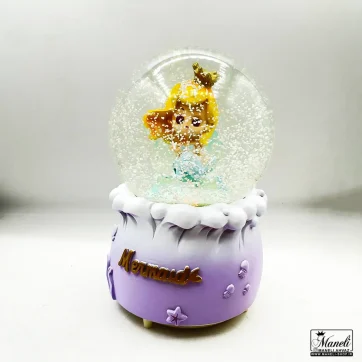 خرید گوی موزیکال پمپی طرح پری دریایی