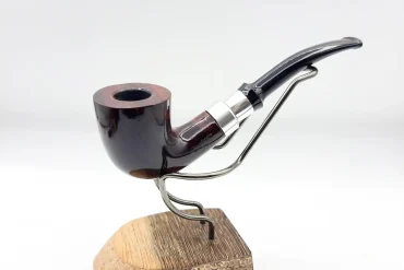 پیپ کاپیتان بلک قهوه ای با حلقه سیلور 140307110