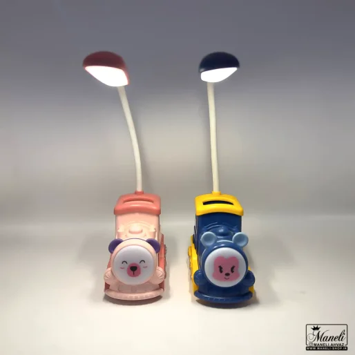 چراغ مطالعه فانتزی طرح قطار | صورتی و آبی 14030792