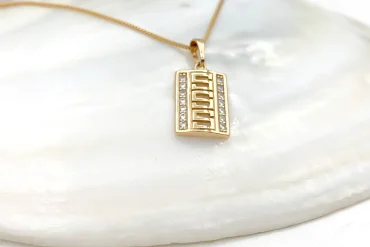 گردنبند زنانه ژوپینگ؛ رنگ ثابت، ضد حساسیت، طراحی مینیمال و شیک + زنجیر 45 سانت 14030803