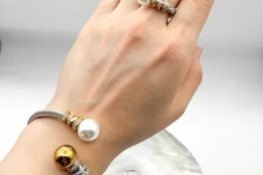 ست دستبند و انگشتر دیوید یورمن | مروارید و گوی 14030854