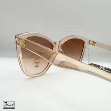 عینک زنانه Chanel قهوه ای | یو وی 400 | 14030882 - Image 3