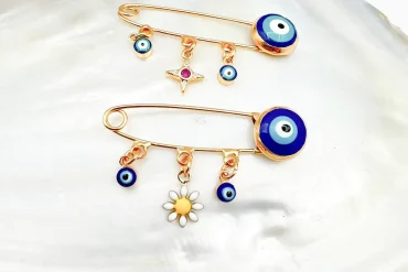 سنجاق چشم نظر آویز دار | دو طرح جذاب 14030853