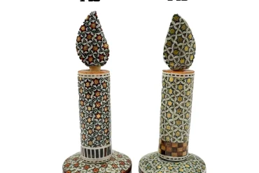 سرمه دان چوبی خاتم کاری شیراز: زیبایی هنر سنتی در دستان شما 14030849