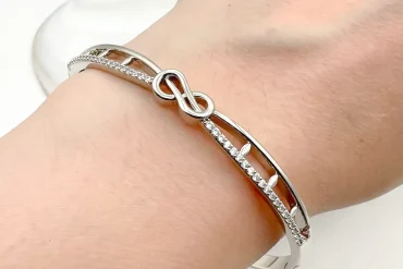 دستبند زنانه النگویی بینهایت ژوپینگ | ضدحساسیت 14030822