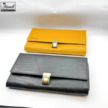 کیف دستی چرم طبیعی آرتینا – انتخابی شیک برای مردان و زنان | رنگ زرد و مشکی 14030930 - Image 4