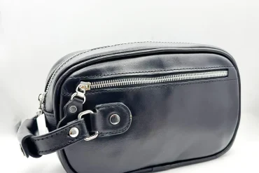 کیف دستی چرم طبیعی داپ کیت برند گابریل | مشکی 14030920