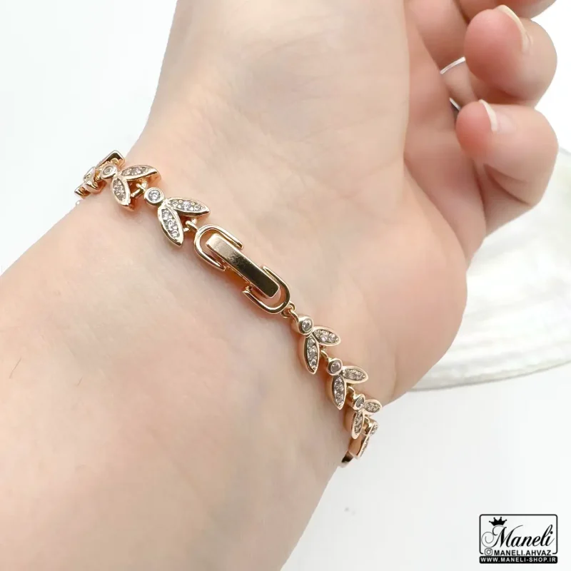 bracelet xuping leaf 3