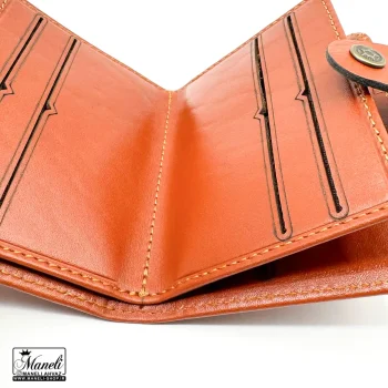 کیف جاکارتی چرم طبیعی Polo | مشکی ، قهوه ای ، عسلی 14031042 - Image 5