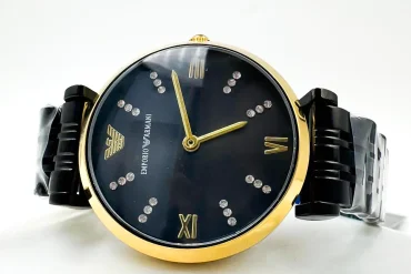 ساعت زنانه امپریو آرمانی مشکی | شیک و کلاسیک 14031013