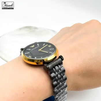 ساعت زنانه امپریو آرمانی مشکی | شیک و کلاسیک 14031013 - Image 3