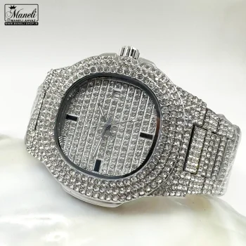 ساعت فول نگین مردانه