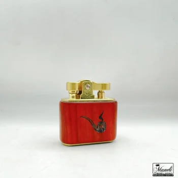 فندک لاکچری بنزینی با بدنه چوبی هانست 14030907 - Image 5