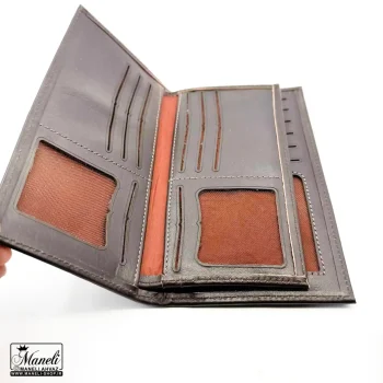 ست کیف و کمربند چرم مردانه روما با بسته بندی شیک 14031036 - Image 6