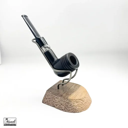 پیپ چوبی savinelli مشکی با حلقه طرح دار 14030904