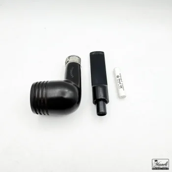 قیمت پیپ چوبی savinelli مشکی با حلقه طرح دار