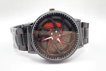 ساعت رینگی مردانه اسپرت مشکی با قابلیت چرخش داخل صفحه 14030923