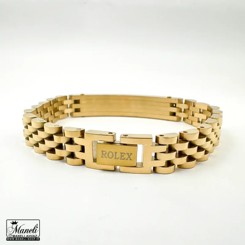 rolex bangle gold steel2