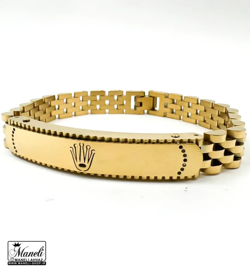 rolex bangle gold steel3