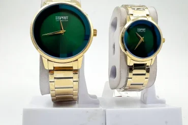 ست ساعت اسپریت طلایی صفحه سبز | مردانه و زنانه 14031011