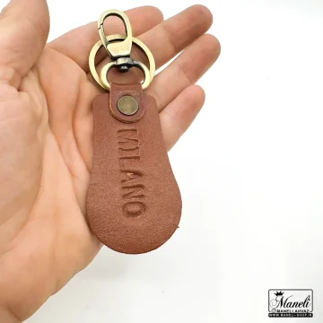 ست کیف و کمربند 4 تیکه چرم میلانو | رنگ عسلی 14031034 - Image 6