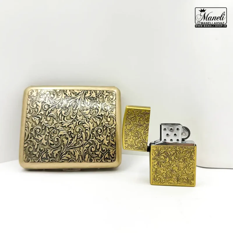 Cigarette case and lighter set1