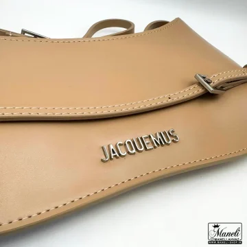 کیف دوشی زنانه برند jacquemus مستر کوالیتی| رنگبندی مشکی و کرمی 14031086 - Image 9