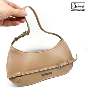 کیف دوشی زنانه برند jacquemus مستر کوالیتی| رنگبندی مشکی و کرمی 14031086 - Image 6