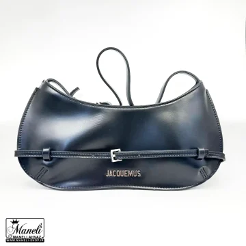 کیف دوشی زنانه برند jacquemus مستر کوالیتی| رنگبندی مشکی و کرمی 14031086 - Image 5