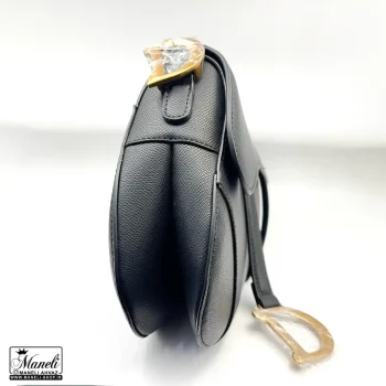 کیف دوشی زنانه Dior مستر کوالیتی | رنگبندی مشکی و کرمی 14031087 - Image 5