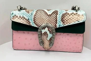 کیف دوشی زنانه برند گوچی (Gucci) طرح پوست مار | مستر کوالیتی 14031090