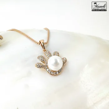 نیم ست زنانه ظریف مرواریدی ژوپینگ | ضدحساسیت 14031071 - Image 4