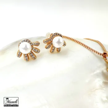 نیم ست زنانه ظریف مرواریدی ژوپینگ | ضدحساسیت 14031071 - Image 3