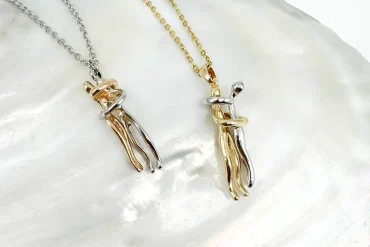 گردنبند آغوش ظریف | دورنگ | استیل | رنگ ثابت 14031066