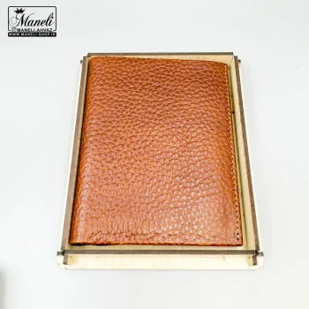 کیف پول چرم مردانه قهوه ای – شیک و بادوام 14031101 - Image 4